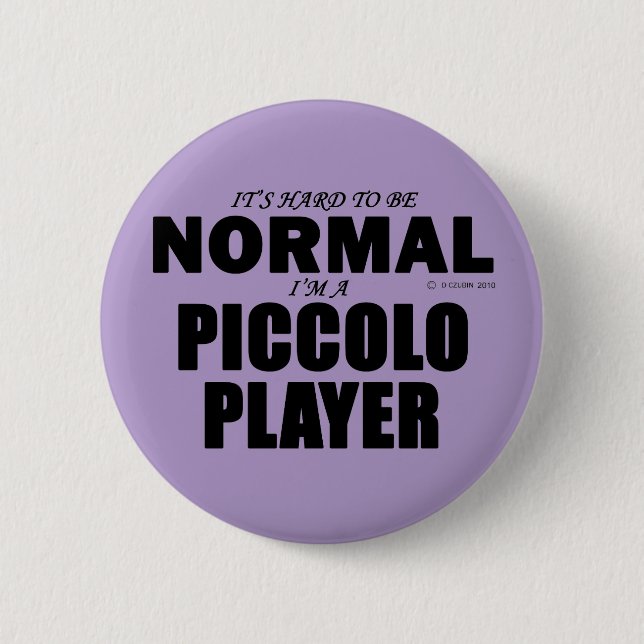 Badge Rond 5 Cm Lecteur Piccolo normal (Devant)
