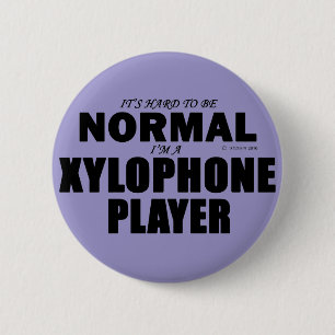 Badge Rond 5 Cm Lecteur Xylophone normal