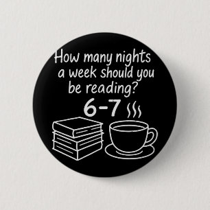 Badge Rond 5 Cm Lecture 67 Six Seven Professeur d'anglais Amoureux