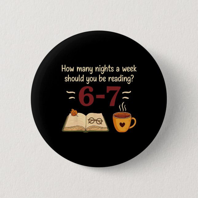 Badge Rond 5 Cm Lecture Amusante 67 Six Sept Mème Professeur d'Ang (Devant)