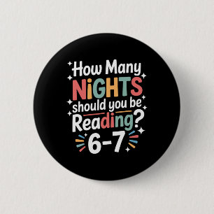 Badge Rond 5 Cm Lecture Amusante 6 7 Six Sept Mème Professeur d'An