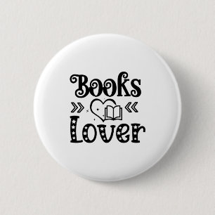 Badge Rond 5 Cm Lecture Art Books Lover