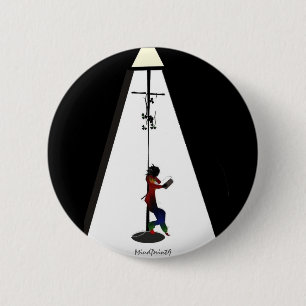 Badge Rond 5 Cm Lecture de Sreetlight