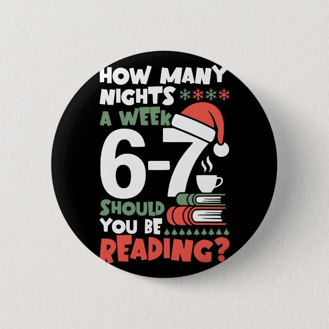 Badge Rond 5 Cm Lecture drôle 67 Mème Prof d'anglais Noël Bo (Devant)