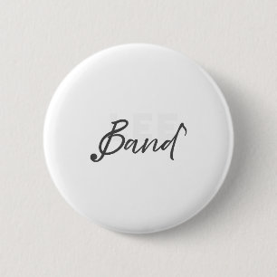 Badge Rond 5 Cm Lee Band Booster Nouveau Logo Rouge Seulement