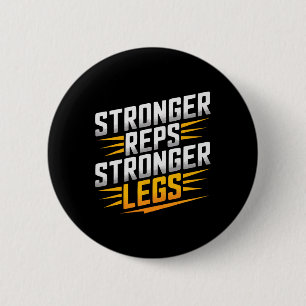 Badge Rond 5 Cm Leg Press Exercice Bodybuilding Fitness Workout Gy