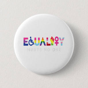 Badge Rond 5 Cm L'égalité nuit aux droits de l'homme Lgbt Égalité
