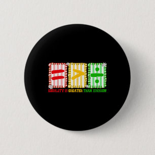 Badge Rond 5 Cm L'égalité Prépa Est Supérieure Aux Mathématiques D