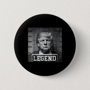 Badge Rond 5 Cm Légende de la photo de Trump, président républicai