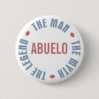 Badge Rond 5 Cm Légende de mythe d'homme d'Abuelo personnalisable