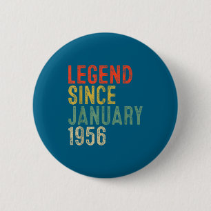 Badge Rond 5 Cm Légende depuis janvier 1956 70e anniversaire 70 an