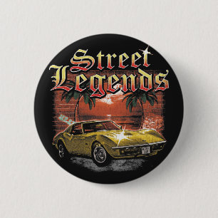 Badge Rond 5 Cm Légendes de rue - Design urbain de vêtements de ru