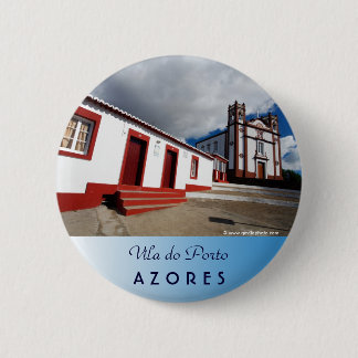 Badge Rond 5 Cm L'église à Vila font Porto