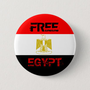 BADGE ROND 5 CM L'EGYPTE LIBRE