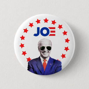Badge Rond 5 Cm L'élection présidentielle de Sunglass Joe Biden