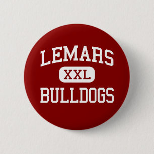 Badge Rond 5 Cm LeMars - bouledogues - la Communauté - Le Mars