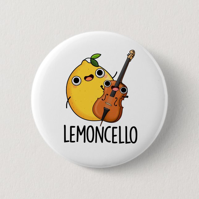 Badge Rond 5 Cm Lemoncello Funny Drink Pun (Devant)