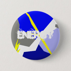 Badge Rond 5 Cm L'énergie artistique Abstraite