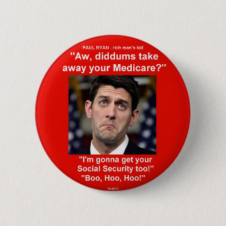 Badge Rond 5 Cm L'ENFANT d'HOMME RICHE - bouton