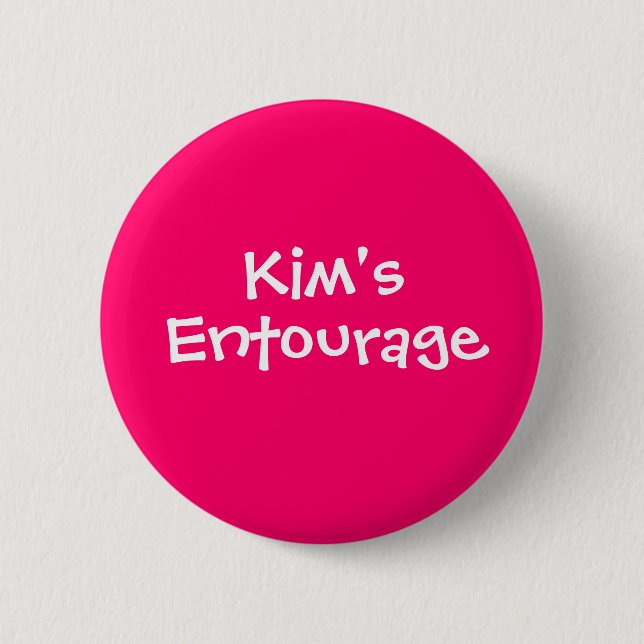 Badge Rond 5 Cm L'entourage de Kim (Devant)