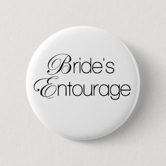 Badge Rond 5 Cm L'entourage de la jeune mariée