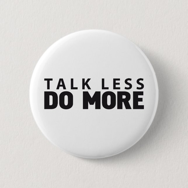 BADGE ROND 5 CM L'ENTRETIEN FONT MOINS PLUS (Devant)