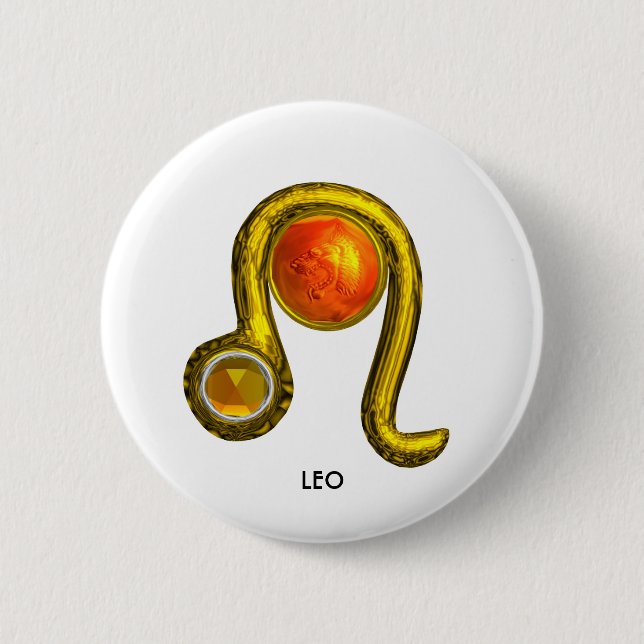 BADGE ROND 5 CM LEO (Devant)