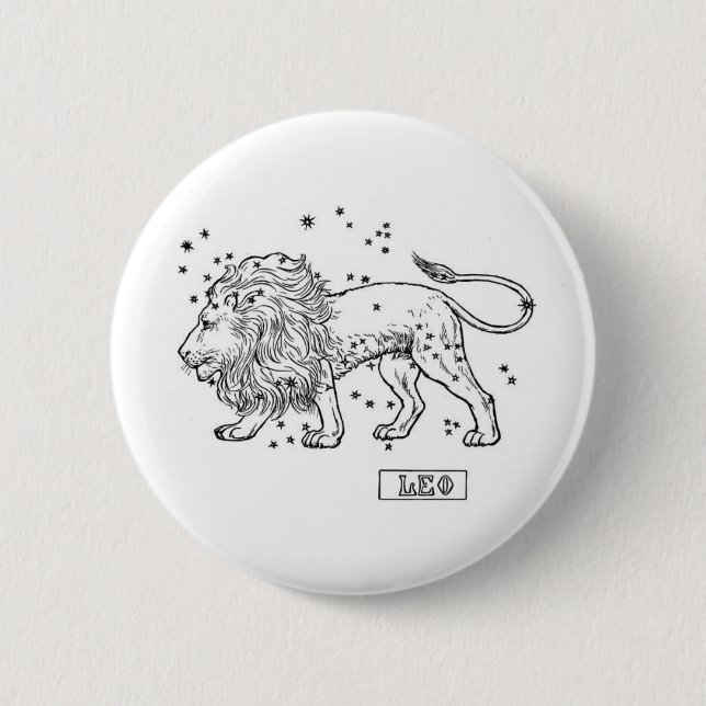 Badge Rond 5 Cm Leo (Devant)