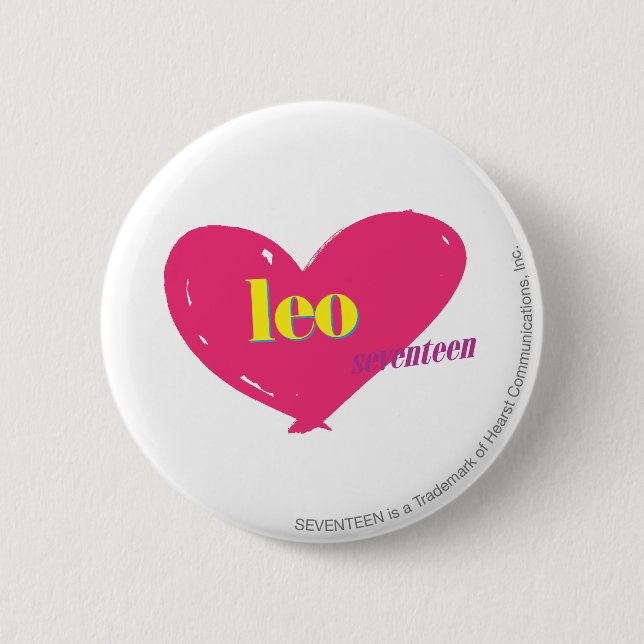 Badge Rond 5 Cm Leo (Devant)