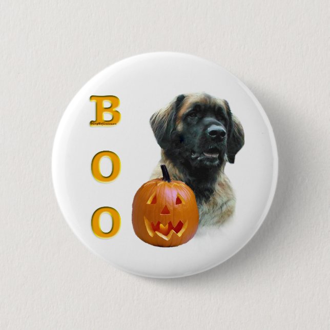 Badge Rond 5 Cm Leonberger Boo (Devant)