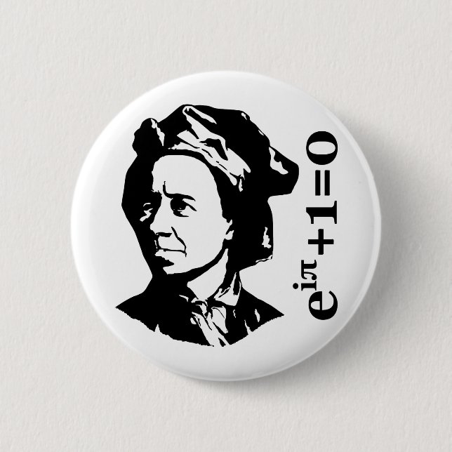Badge Rond 5 Cm Leonhard Euler (Devant)