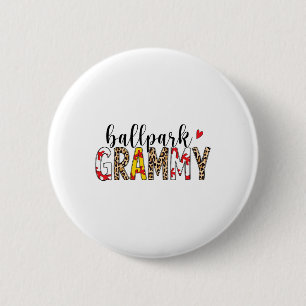 Badge Rond 5 Cm Léopard Bylpark Grammy Bysebyll Softbyll Mère