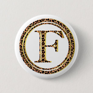 Badge Rond 5 Cm léopard F