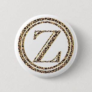 Badge Rond 5 Cm Leopard Z