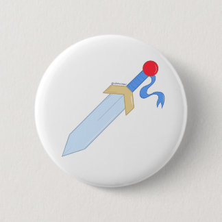 Badge Rond 5 Cm L'Épée courte