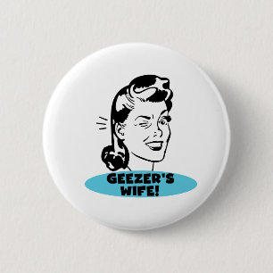 Badge Rond 5 Cm L'épouse du bonhomme