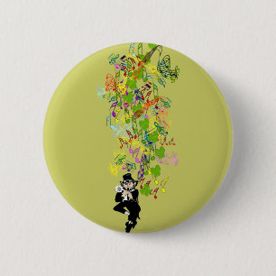 Badge Rond 5 Cm LeprechaunPantalonsNoirs
