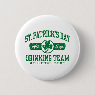 Badge Rond 5 Cm L'équipe de boisson de la Saint-Patrick