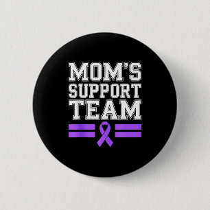 Badge Rond 5 Cm l'équipe de soutien de maman famille lupus sensibi