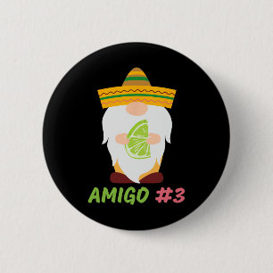 Badge Rond 5 Cm Les 3 Amigos Cinco De Mayo Amigo #1 Groupe Concord