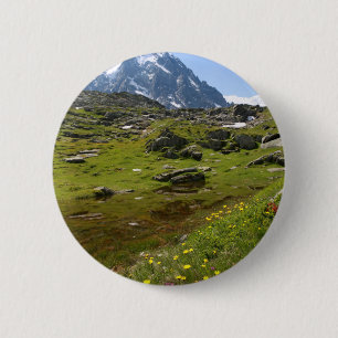 Badge Rond 5 Cm Les Alps mountain