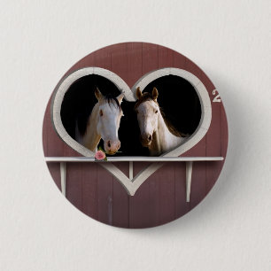 Badge Rond 5 Cm Les amateurs de chevaux