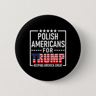 Badge Rond 5 Cm Les Américains pour Trump et le cadeau conservateu