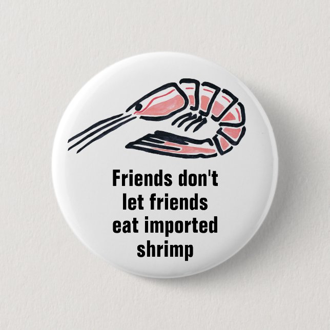 Badge Rond 5 Cm Les amis ne laissent pas des amis manger de la (Devant)