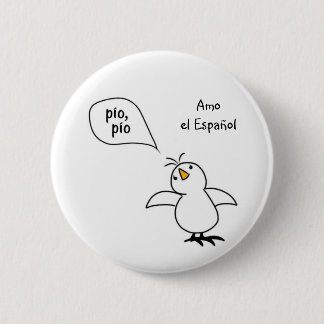 Badge Rond 5 Cm Les animaux parlent espagnol aussi ! Marchandises