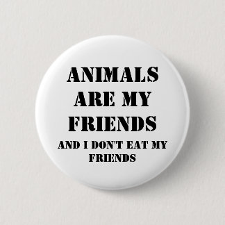Badge Rond 5 Cm Les animaux sont mes amis
