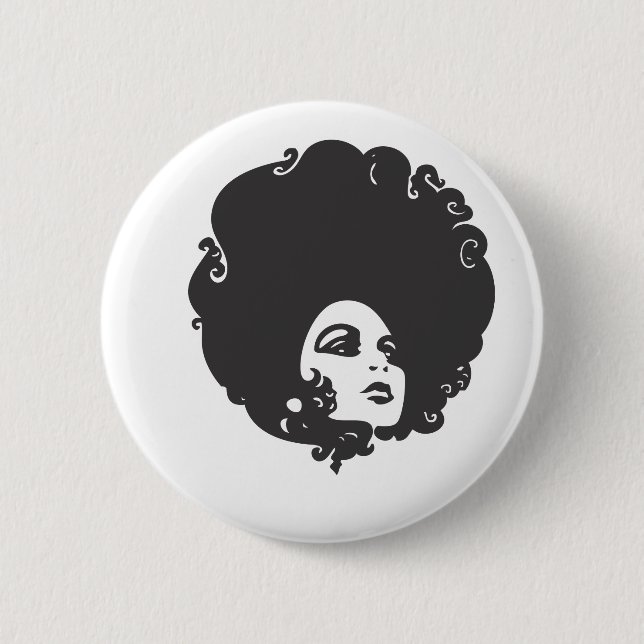 Badge Rond 5 Cm les années 70 Chick (Devant)
