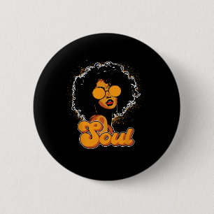 Badge Rond 5 Cm les années 70 Funk Afro Femmes Soul Retro Style Vi