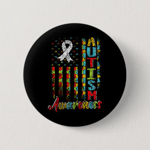Badge Rond 5 Cm Les Autistes De sensibilisation sur l'autisme Sout