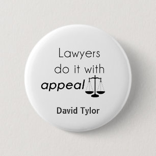 Badge Rond 5 Cm Les avocats le font avec